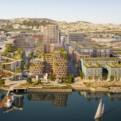 RENDERING WATERFRONT WITH HOTEL